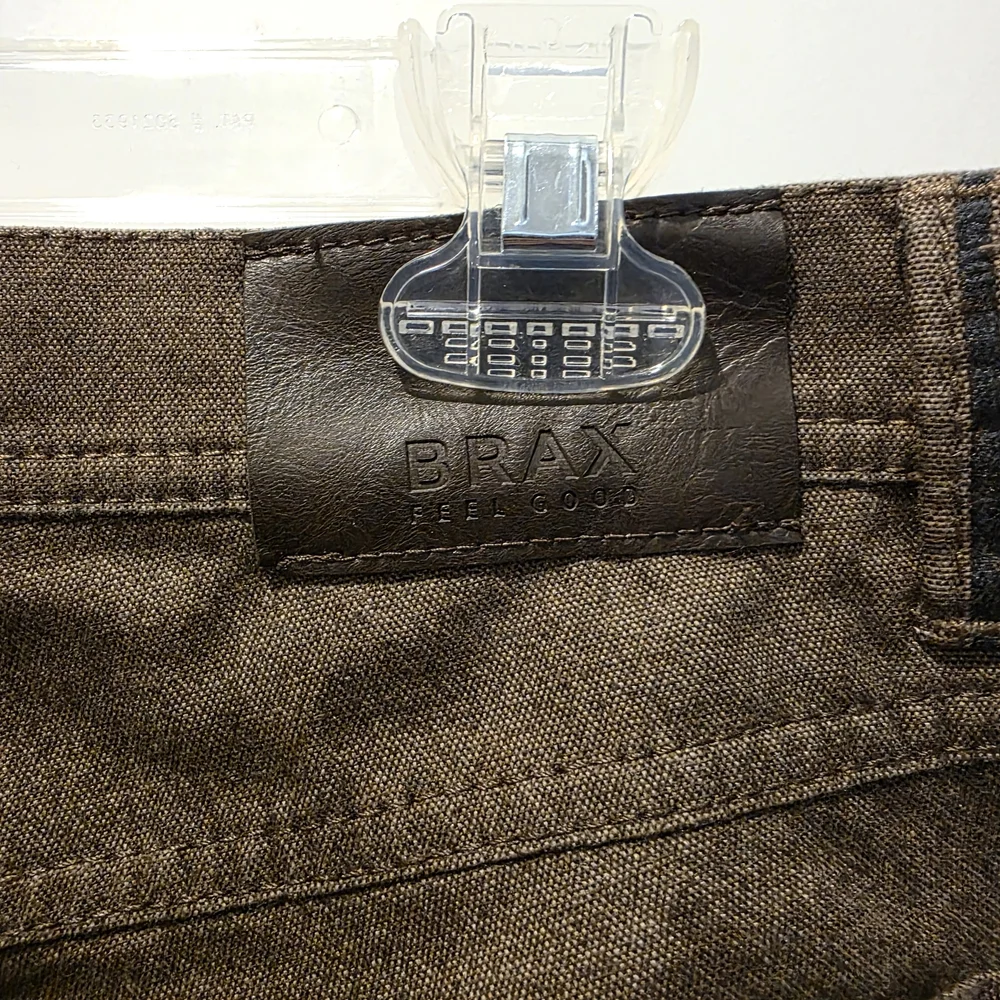 Brax Men's Feel Good Pants 38 Cooper Fancy Regular Fit Brown Gray Lot of 2